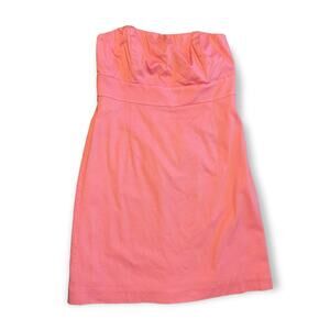 Vineyard Vines Strapless pink dress sz 6 EUC